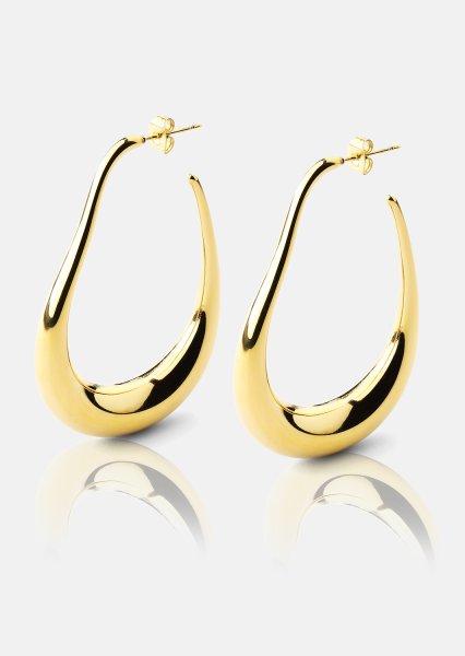Oorbellen Tear of Gold - 18k Verguld