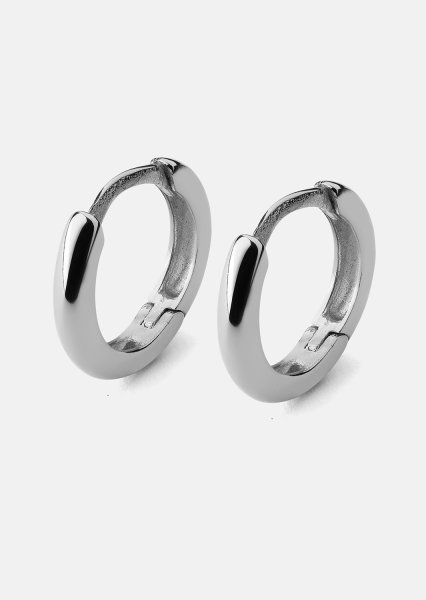 Oorbellen Mini Hoops - Verzilverd