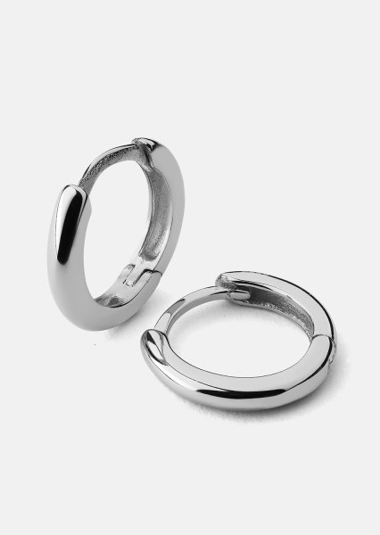 Oorbellen Mini Hoops - Verzilverd