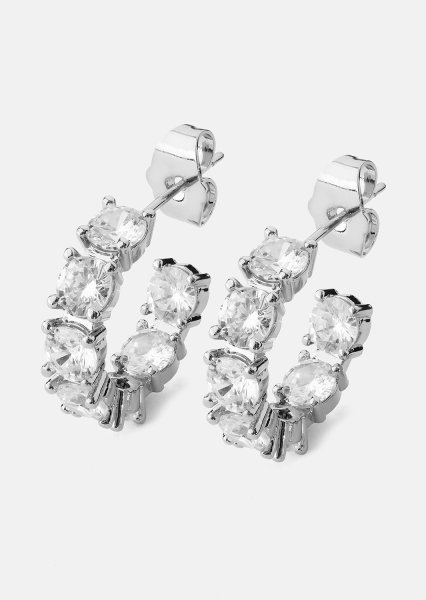 Vela Oorbel - Verzilverd