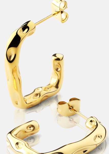 Oorbel Sculptura - 18k Verguld