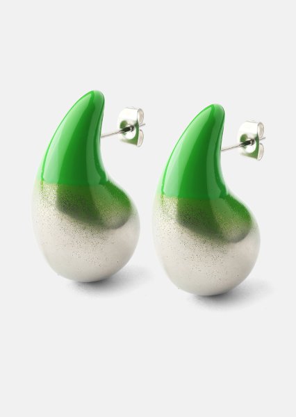 Oorbellen Verdé Glow – Verzilverd