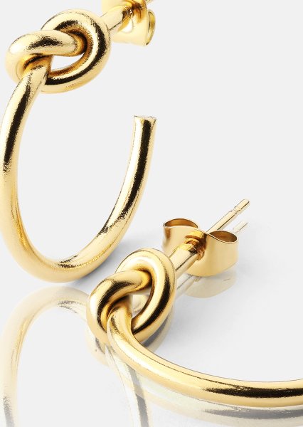 Loop Oorbellen – 18k Verguld