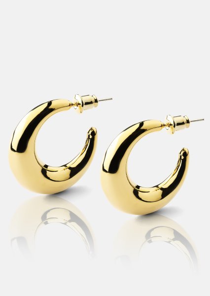 Loop Oorbellen – 18k Verguld