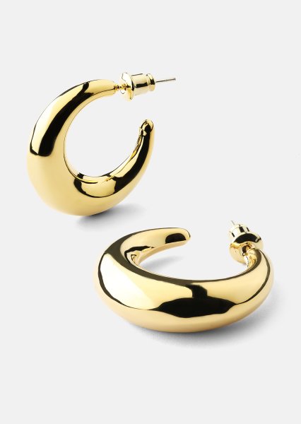 Loop Oorbellen – 18k Verguld