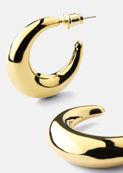 Loop Oorbellen – 18k Verguld