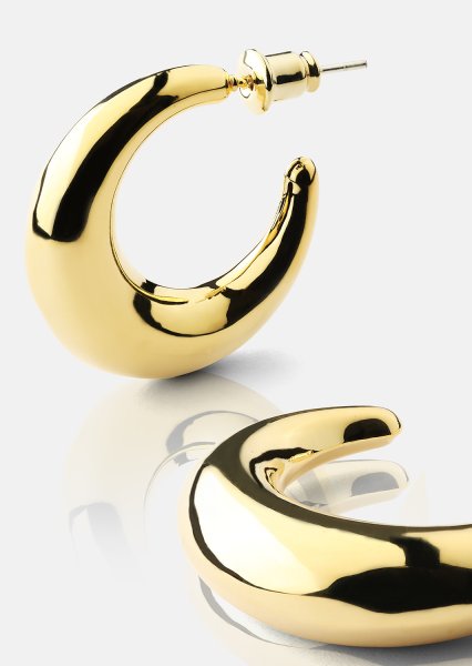 Loop Oorbellen – 18k Verguld
