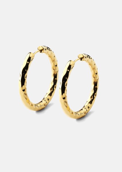 Oorbel Everyday Hoops - 18k Verguld