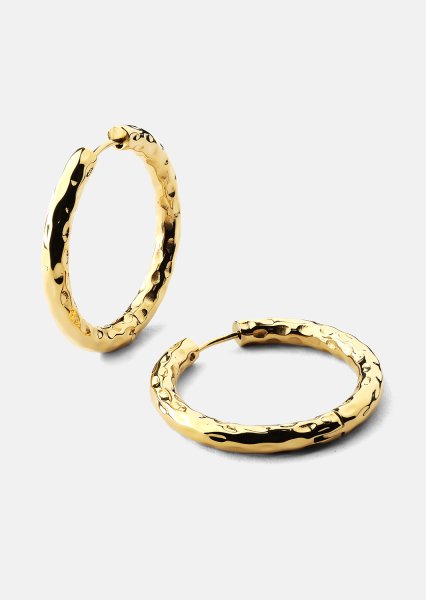 Oorbel Everyday Hoops - 18k Verguld