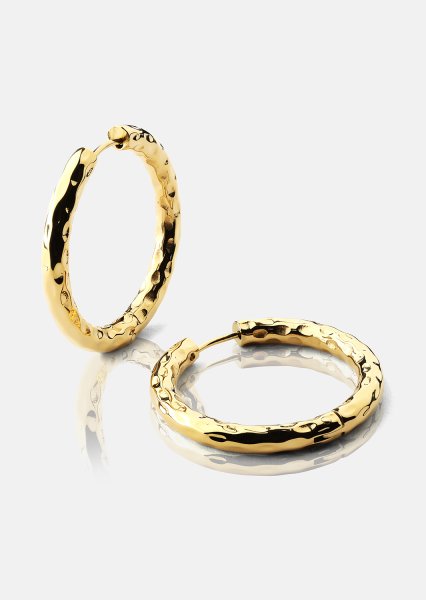 Oorbel Everyday Hoops - 18k Verguld