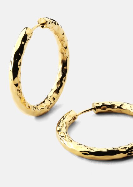 Oorbel Everyday Hoops - 18k Verguld