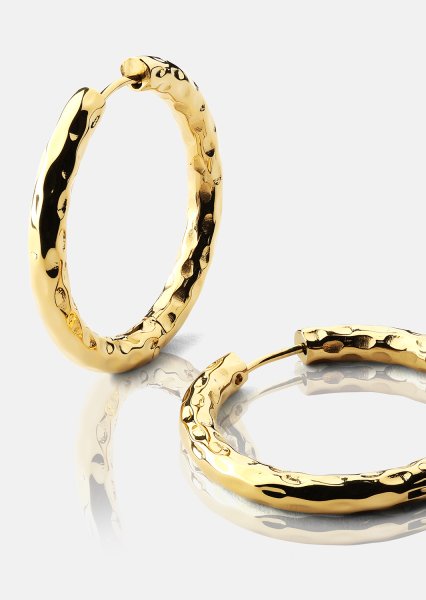 Oorbel Everyday Hoops - 18k Verguld