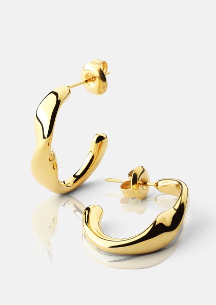 Oorbel Flow Gleam - 18k Verguld