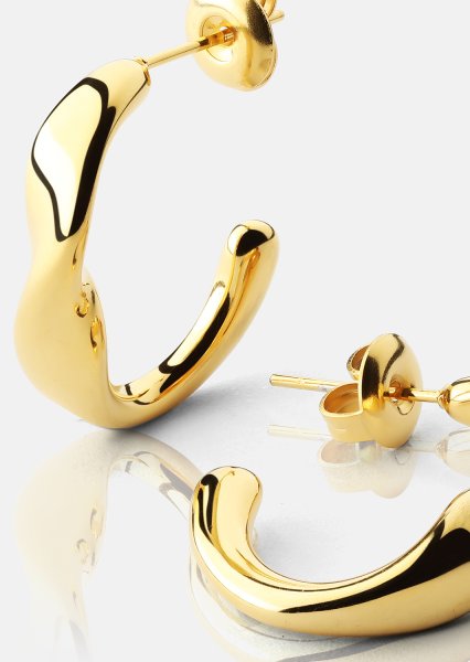 Oorbel Flow Gleam - 18k Verguld