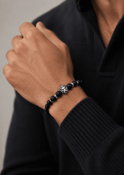 Kralenarmband Lions Emblem