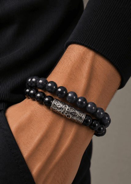 Kralenarmband Midnight Nexus