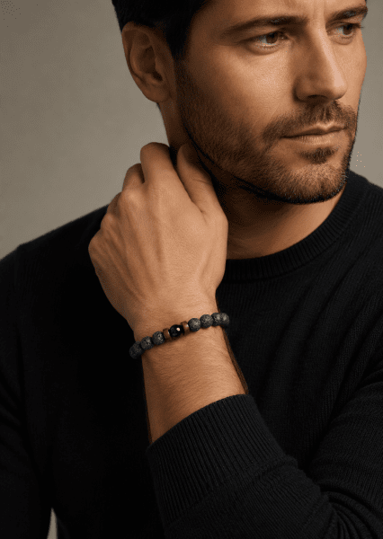 Kralenarmband Obsidian Realm