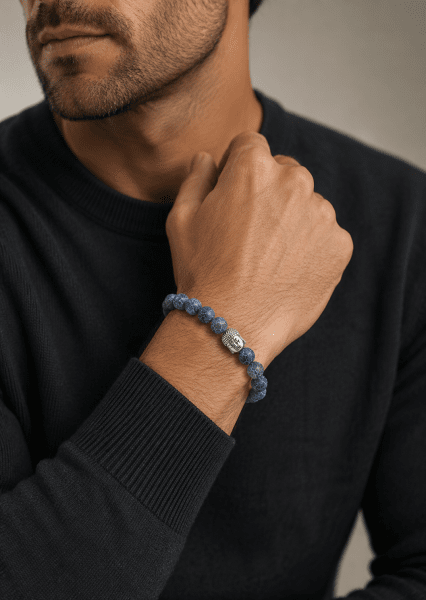Kralenarmband Obsidian Veil