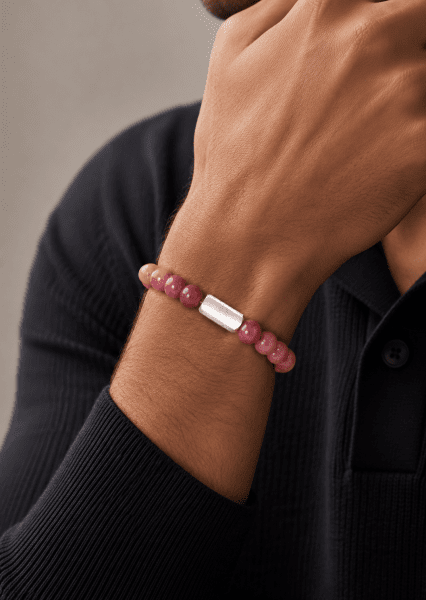 Kralenarmband Rosy Edge
