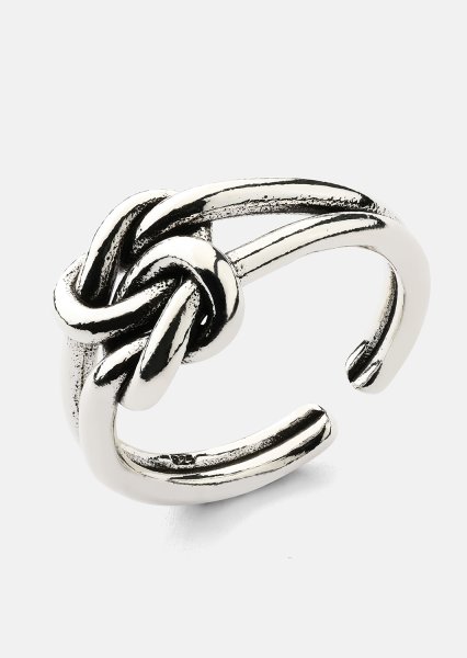 Infinity Knot - Verzilverd