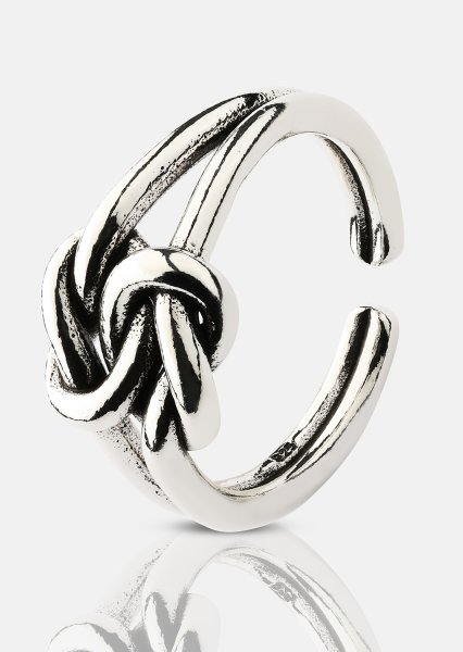 Infinity Knot - Verzilverd