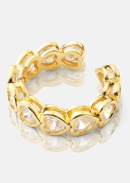 Ring Heartfelt Love - 18k Verguld