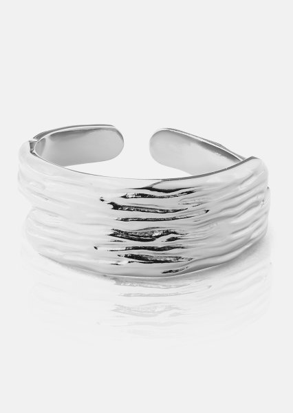 Wavena Ring - Verzilverd