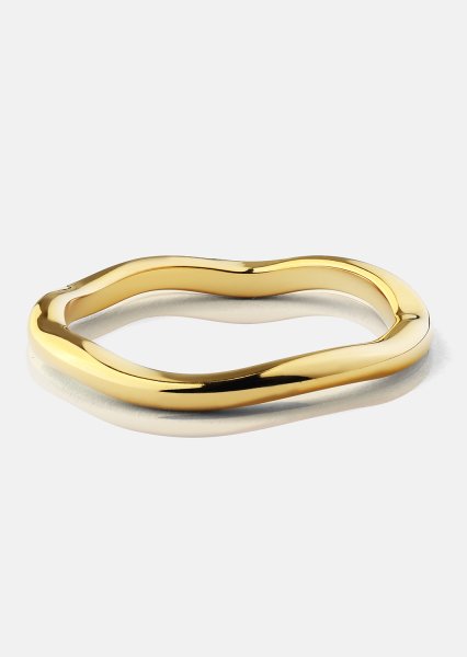 Ring Wave Gold - Verguld met 18k goud