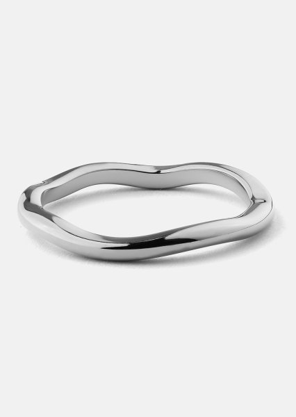 Ring Wave Silver- Verzilverd