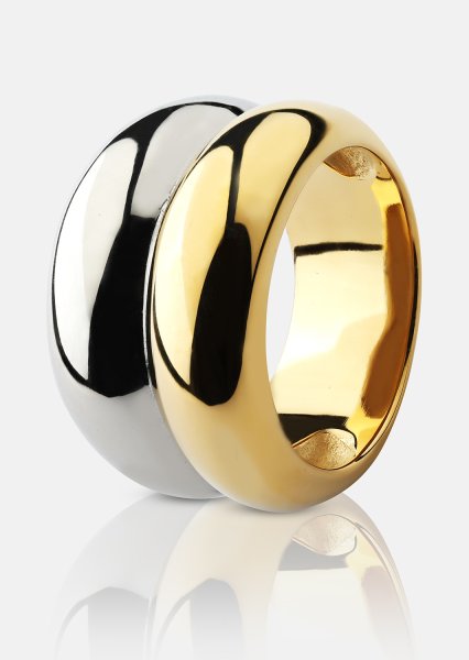 Ring Elegant - Verguld met 18k goud