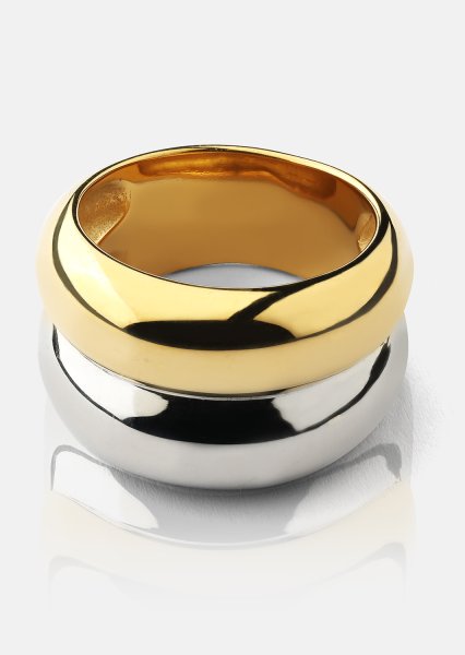 Ring Elegant - Verguld met 18k goud