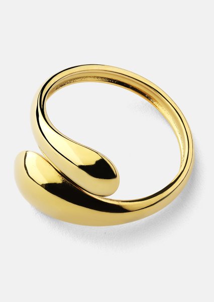 Ring Bold Drops - Verguld met 18k goud