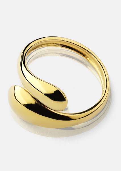 Ring Bold Drops - Verguld met 18k goud