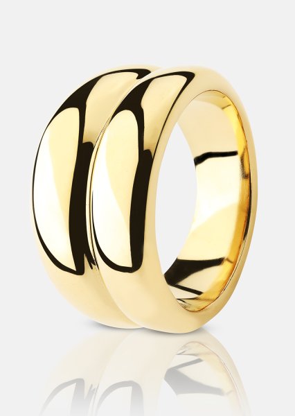 Ring Radiant - Verguld met 18k goud