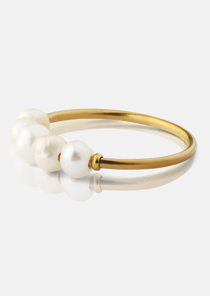 Ring Perla - Verguld met 18k goud