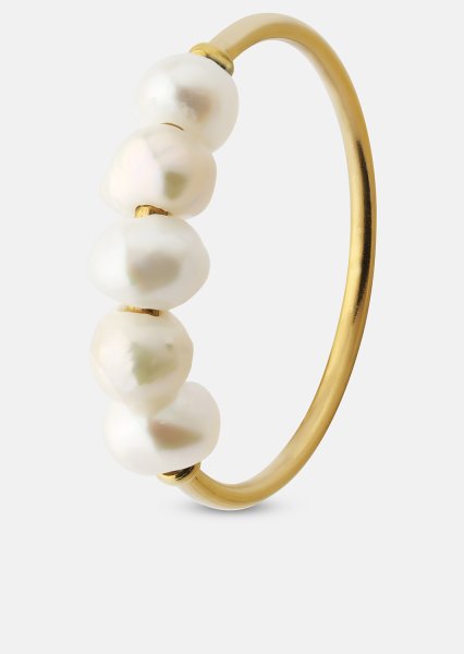 Ring Perla - Verguld met 18k goud