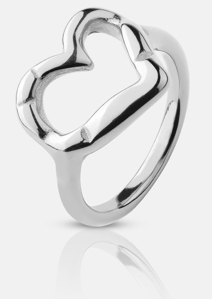 Ring Heartbeat - Verzilverd