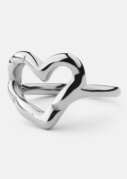 Ring Heartbeat - Verzilverd