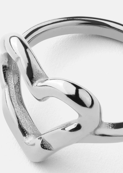 Ring Heartbeat - Verzilverd