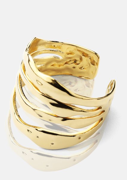 Ring Wave - 18k Verguld