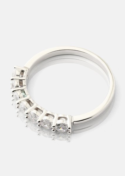 Ring Link Eternal - Verzilverd