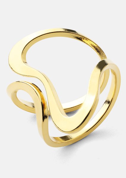 Ring Infinity Flow - 18k Verguld