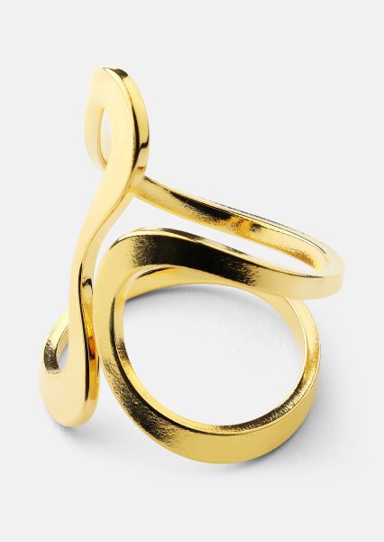 Ring Infinity Flow - 18k Verguld