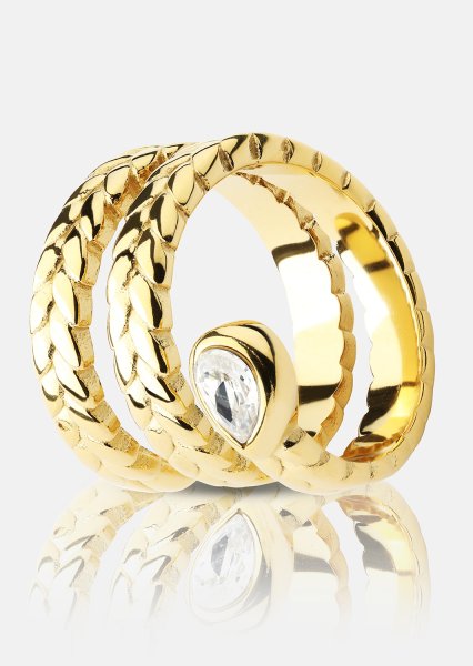 Ring Elira - 18k Verguld