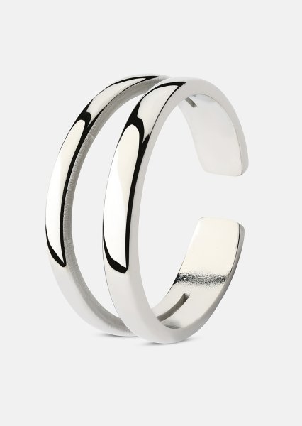 Apertura Ring - Verzilverd