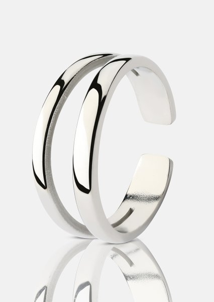 Apertura Ring - Verzilverd