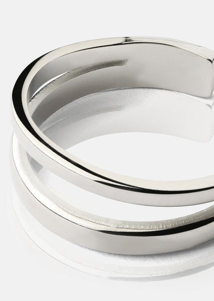 Apertura Ring - Verzilverd