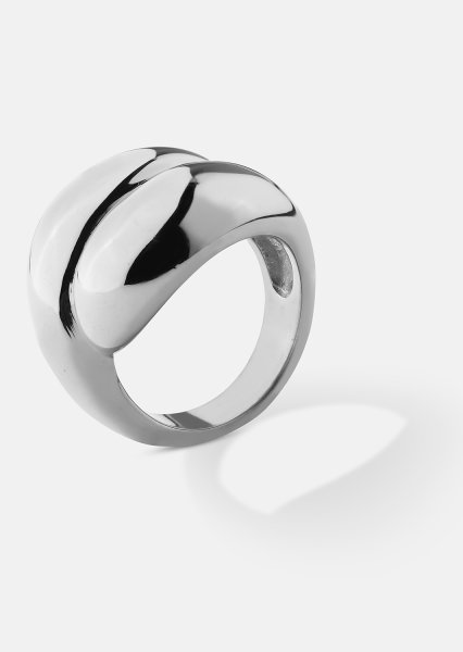 Ring Bold Flow - 18k Verzilverd