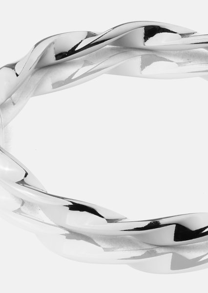 Ring Twist Whisper - Verzilverd