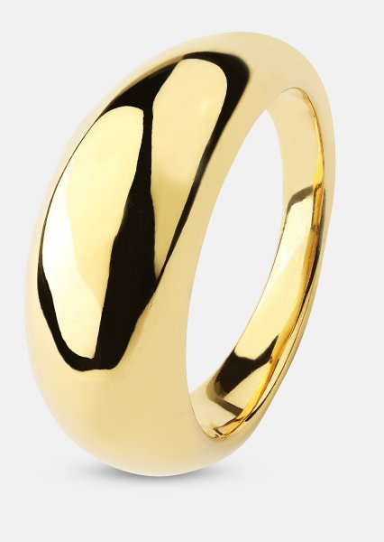 Ring Dome - 18k Verguld
